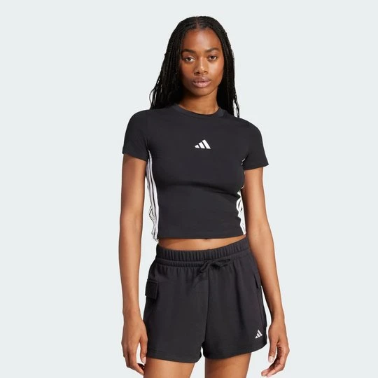 Zdjęcie produktu Koszulka Essentials 3-Stripes Slim Baby Adidas