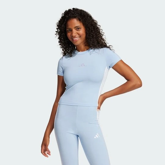 Zdjęcie produktu Koszulka Essentials 3-Stripes Slim Baby Adidas