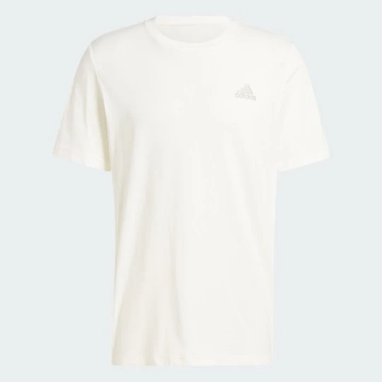 Zdjęcie produktu Koszulka Essentials Single Jersey Embroidered Small Logo Adidas Off White