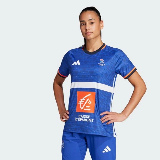 Zdjęcie produktu Koszulka France Handball Replica Adidas Semi Lucid Blue