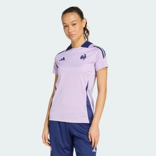 Zdjęcie produktu Koszulka France Performance Adidas Powder Plum