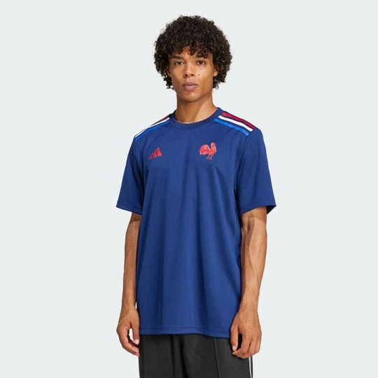 Zdjęcie produktu Koszulka France Rugby Home Supporter Adidas Dark Blue