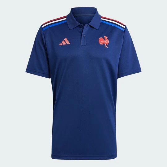 Zdjęcie produktu Koszulka France Rugby Home Supporter Polo Adidas Dark Blue
