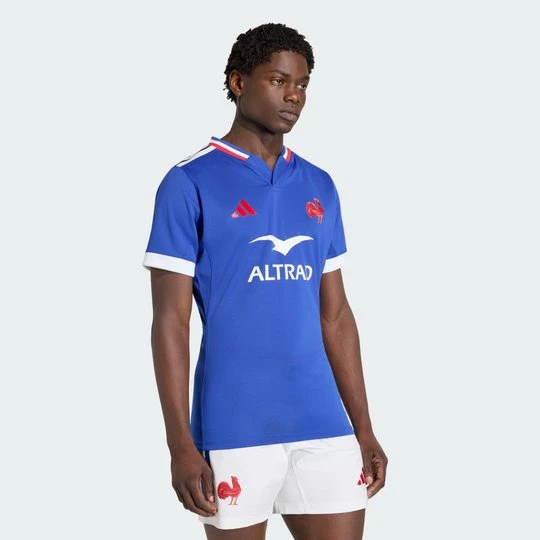 Zdjęcie produktu Koszulka France Rugby Performance fit Adidas Semi Lucid Blue