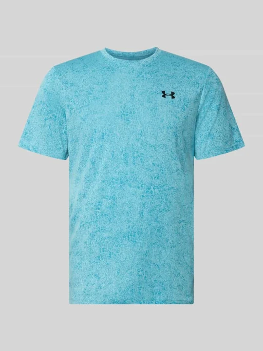 Zdjęcie produktu Koszulka funkcyjna we wzór na całej powierzchni z logo model „Pixelate” Under Armour Błękitno-niebieski
