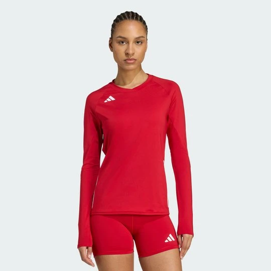 Zdjęcie produktu Koszulka HILO Long Sleeve Volleyball Adidas Team Power Red 2