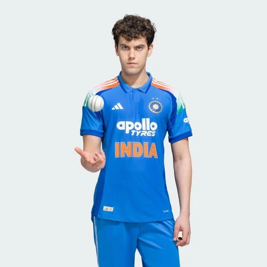 Zdjęcie produktu KOSZULKA INDIA CRICKET ODI M Adidas True Blue