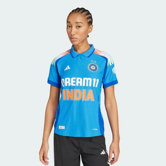 Zdjęcie produktu Koszulka India Cricket One Day International Adidas True Blue