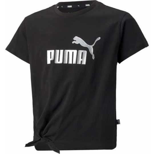 Zdjęcie produktu Koszulka juniorska ESS+ Logo Knotted Tee Puma Czarny