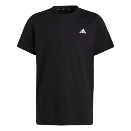 Zdjęcie produktu Koszulka juniorska Essentials Small Logo Cotton Tee Adidas Czarny