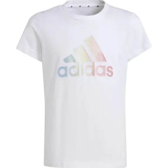 Zdjęcie produktu Koszulka juniorska Metallic Print Adidas Biały