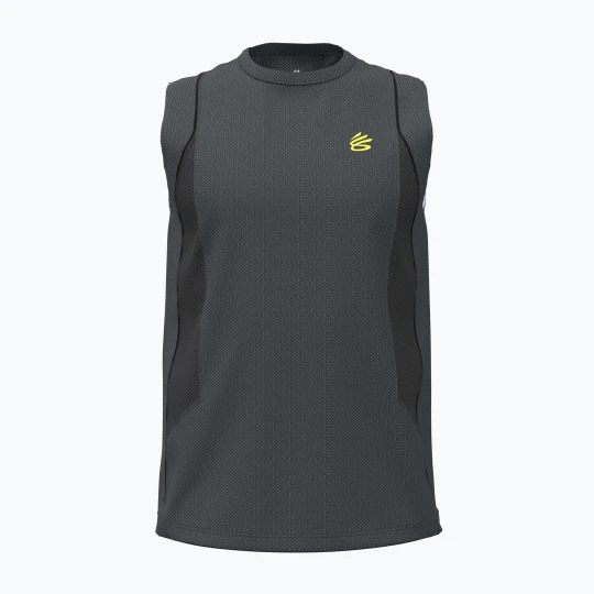 Zdjęcie produktu Koszulka koszykarska męska Under Armour Curry Training Tank lumin yellow Zielony