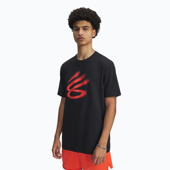 Zdjęcie produktu Koszulka koszykarska Under Armour Curry Playable 1 Tee black / fire