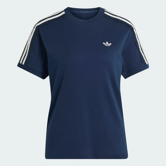 Zdjęcie produktu KOSZULKA LACE 3 STRIPES Adidas Collegiate Navy
