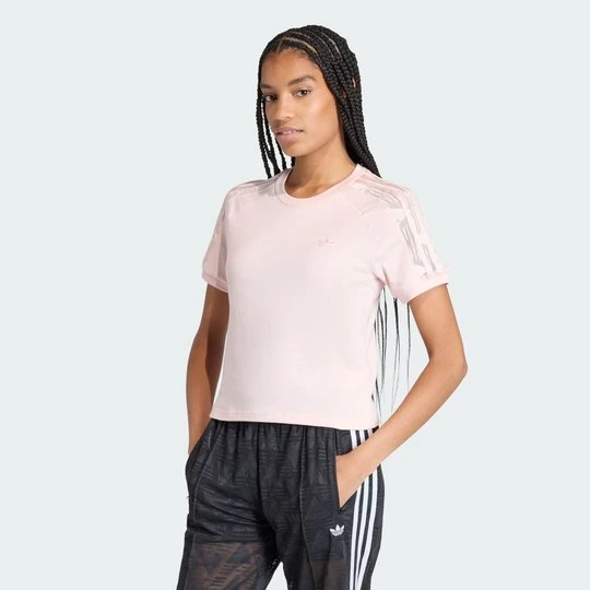 Zdjęcie produktu KOSZULKA LACE CALI Adidas Sandy Pink
