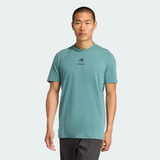 Zdjęcie produktu Koszulka Les Mills Graphic Adidas Preloved Teal