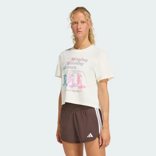 Zdjęcie produktu KOSZULKA LESMILLS MOVERS GRAPHIC Adidas Off White