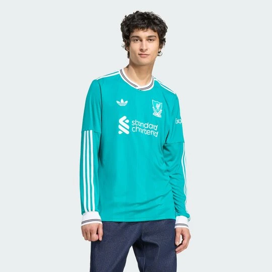 Zdjęcie produktu Koszulka Liverpool FC 25/26 Long Sleeve Third Adidas Sea Green