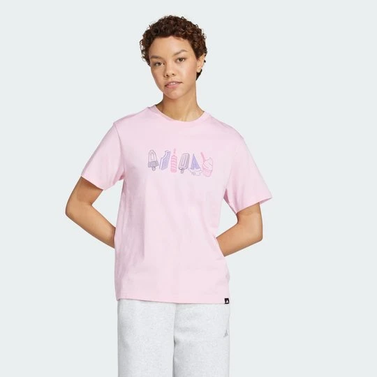 Zdjęcie produktu Koszulka Lounge Food Graphic Adidas True Pink