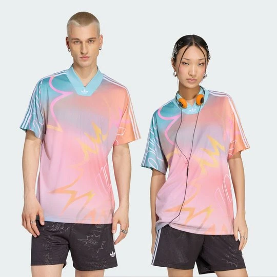Zdjęcie produktu KOSZULKA LOVE UNITES AOP Adidas pomarańczowy
