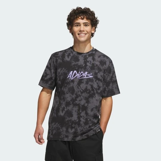 Zdjęcie produktu Koszulka Lux Color Graphic Adidas Grey Five