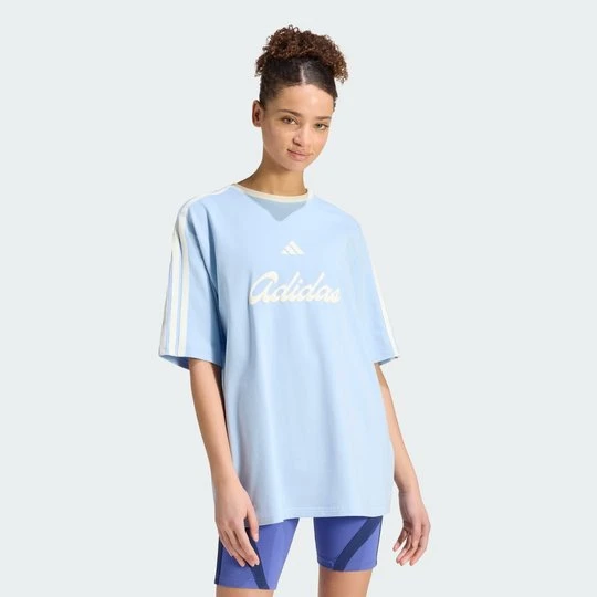 Zdjęcie produktu KOSZULKA LUX TIRO LOOSE GRAPHIC Adidas Glow Blue