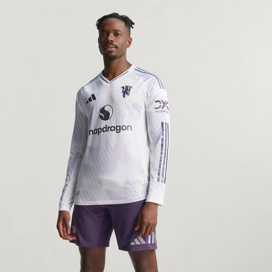 Zdjęcie produktu Koszulka Manchester United 25 / 26 Long Sleeve Away Authentic Adidas biały