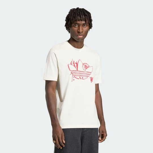 Zdjęcie produktu Koszulka Manchester United Seasonal Graphic Tee Adidas Off White