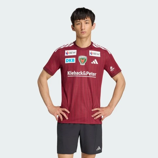 Zdjęcie produktu KOSZULKA MECZOWA WYJAZDOWA MĘSKA FUECHSE BERLIN Adidas Team Coll Burgundy 2