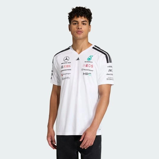Zdjęcie produktu KOSZULKA MERCEDES - AMG PETRONAS FORMULA 1 TEAM DRIVER Adidas biały