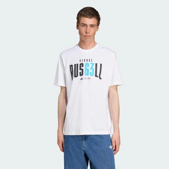 Zdjęcie produktu Koszulka Mercedes - AMG Petronas Formula One Team George Russell Adidas biały