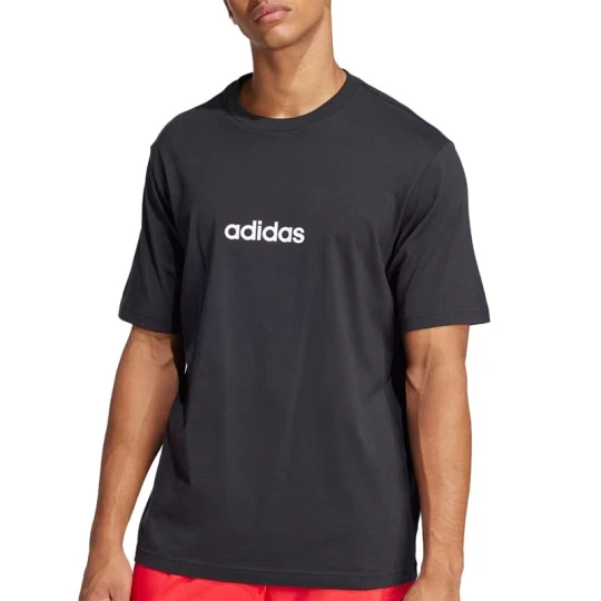 Zdjęcie produktu Koszulka męska adidas Sportswear Essentials Linear Single JE8993 - czarna