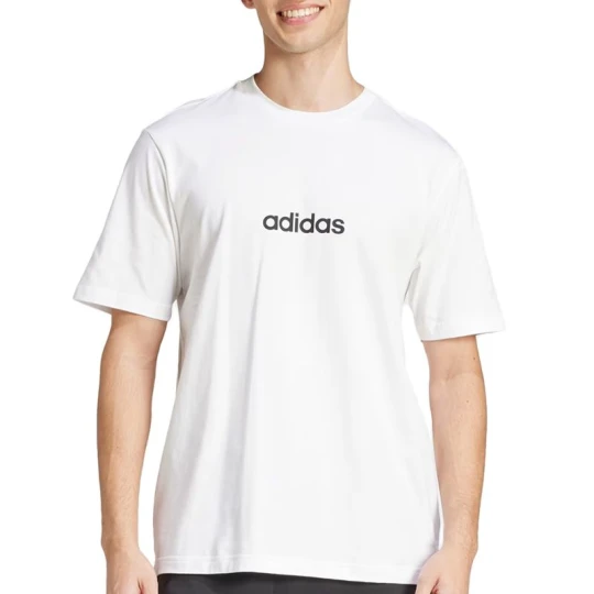 Zdjęcie produktu Koszulka męska adidas Sportswear Essentials Linear Single JE9000 - biała