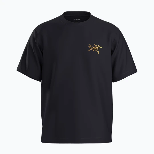 Zdjęcie produktu Koszulka męska Arcteryx Kragg Cotton Logo 24k black Arc'teryx