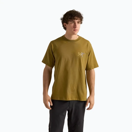 Zdjęcie produktu Koszulka męska Arcteryx Kragg Cotton Logo SS bracken Arc'teryx Brązowy