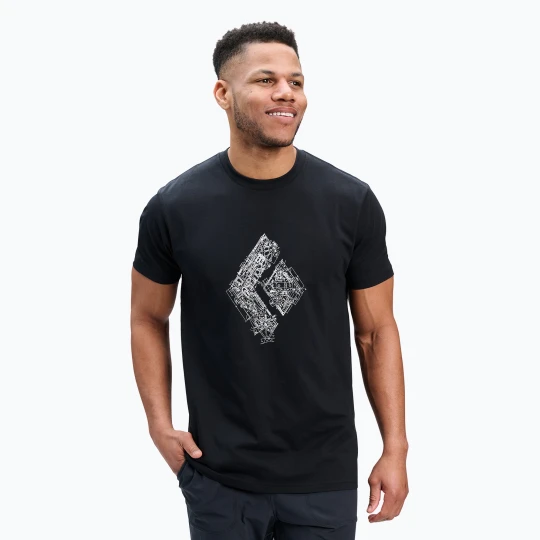 Zdjęcie produktu Koszulka męska Black Diamond Engineered Diamond SS Tee black