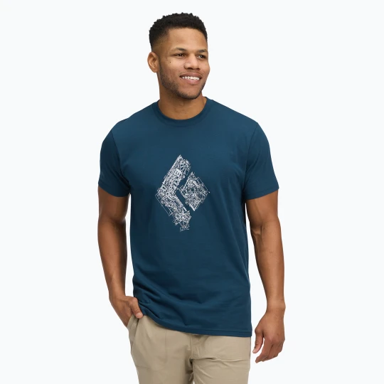 Zdjęcie produktu Koszulka męska Black Diamond Engineered Diamond SS Tee indigo Niebieski