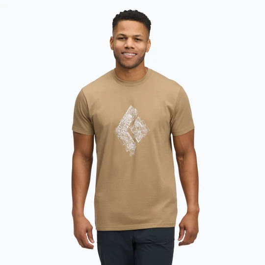 Zdjęcie produktu Koszulka męska Black Diamond Engineered Diamond SS Tee mushroom Beżowy