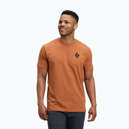 Zdjęcie produktu Koszulka męska Black Diamond Equipmnt For Alpinist SS Tee moab brown Pomarańczowy