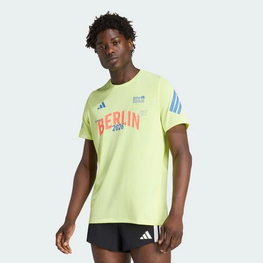Zdjęcie produktu KOSZULKA MĘSKA BMW BERLIN-MARATHON 2026 EVENT Adidas Frozen Lemon