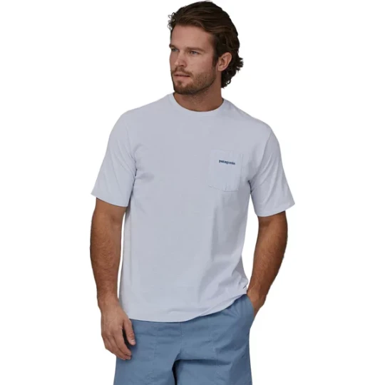 Zdjęcie produktu Koszulka męska Boardshort Logo Pocket Responsibili Patagonia Biały