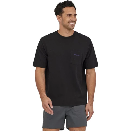 Zdjęcie produktu Koszulka męska Boardshort Logo Pocket Responsibili Patagonia Czarny