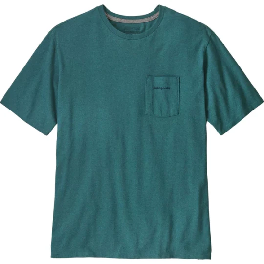 Zdjęcie produktu Koszulka męska Boardshort Logo Pocket Responsibili Patagonia Turkusowy