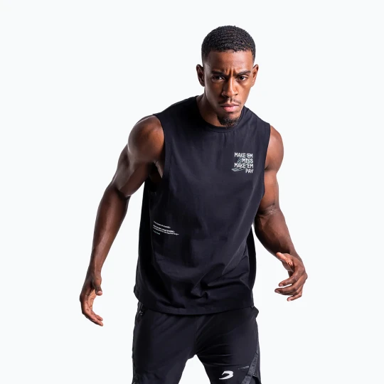 Zdjęcie produktu Koszulka męska BOXRAW Make 'Em Miss Muscle black