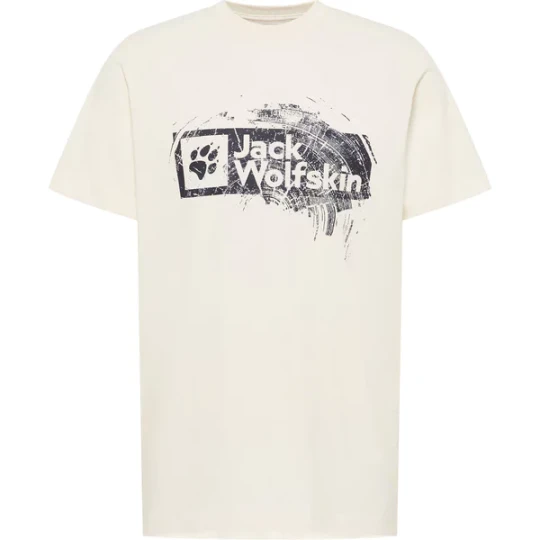 Zdjęcie produktu Koszulka męska Brand T Jack Wolfskin Biały
