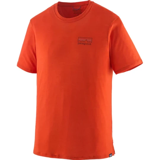 Zdjęcie produktu Koszulka męska Capilene Cool Merino Blend Graphic Patagonia Pomarańczowy
