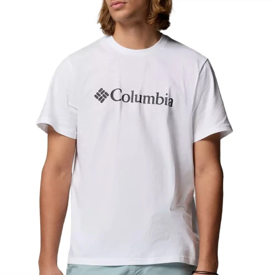 Zdjęcie produktu Koszulka męska Columbia CSC Basic Logo 2155001100 - biała