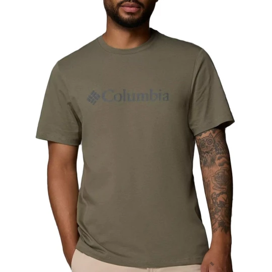 Zdjęcie produktu Koszulka męska Columbia CSC Basic Logo 2155001397 - zielona
