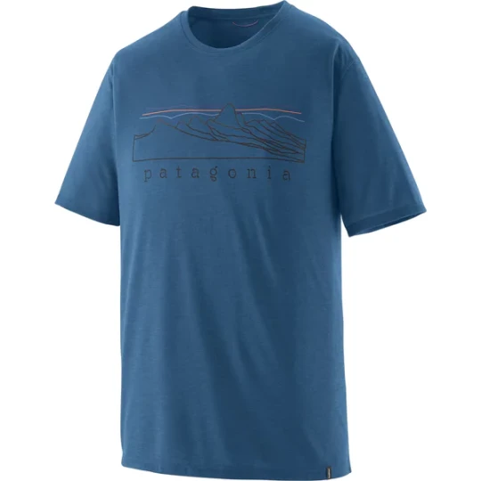 Zdjęcie produktu Koszulka męska Cool Trail Shirt - Stratapeaks Patagonia Niebieski