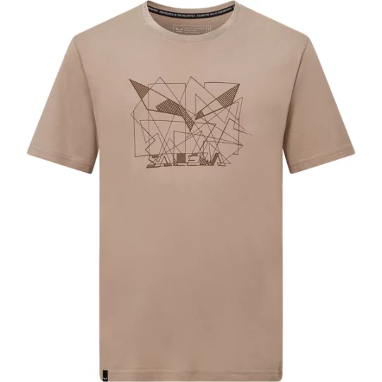 Zdjęcie produktu Koszulka męska Eagle Geometric Salewa Beżowy